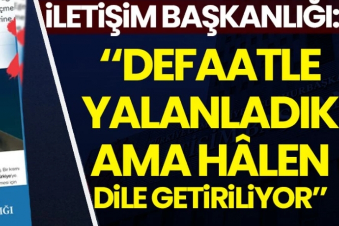 letiim Bakanlndan 'Gazze' aklamas: Defaatle yalanladk ama halen dile getiriliyor