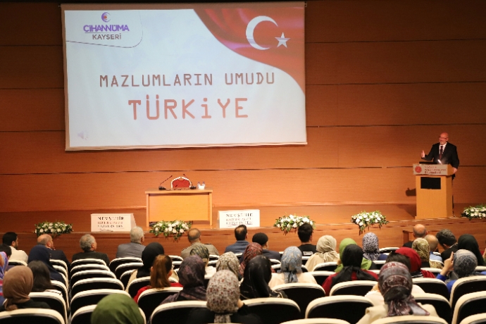 Fevzi Konatan NEVܒde Anlaml Konferans: Gemiten Gnmze Mazlumlarn Umudu Trkiye