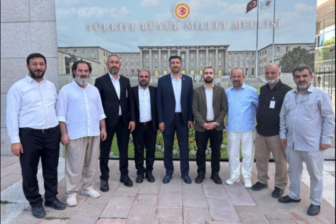 ANFİDAP ve Anadolu Sivil toplum Platformlarından TBMM'de Çağrı: Anadolu'dan Meclis'e Meclis'ten Gazze'ye İnsani Koridor